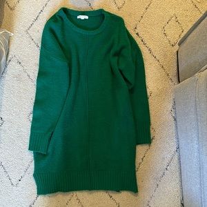 Green Sweater Dress